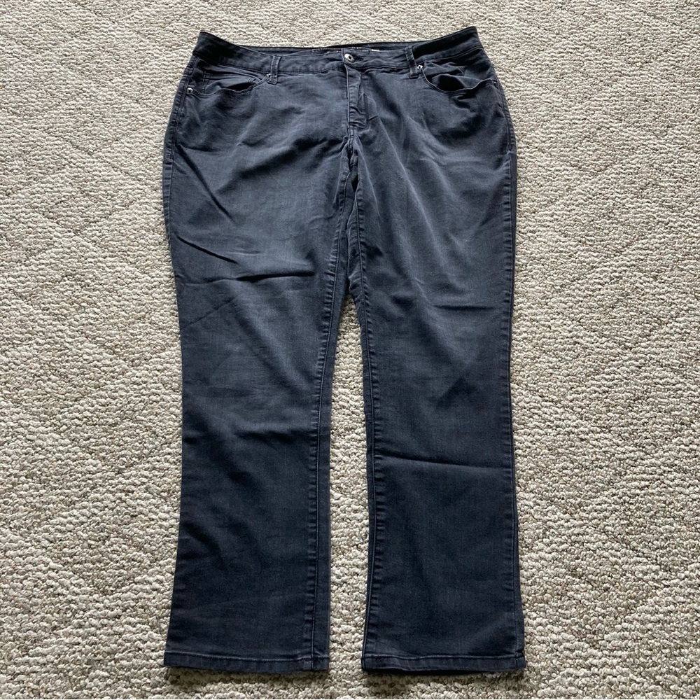 5/$15 Faded Glory Faded Black Jeans 20W